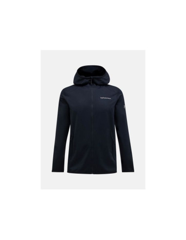 Bluza peak performance m light zip hood czarny - m