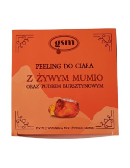 Mumio Peeling Do Ciała Z Żywym Mumio I Pyłem Bursztynowym (200 Ml)