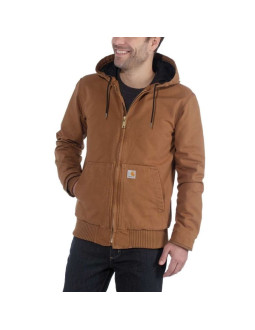 Kurtka carhartt duck active jacket brown