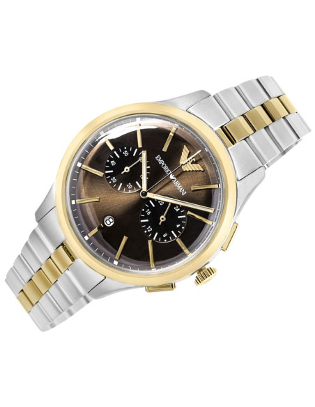 Zegarek męski emporio armani dario chronograph ar80084set + box