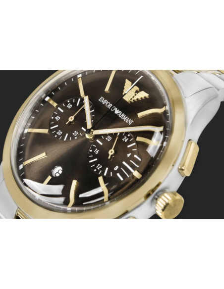 Zegarek męski emporio armani dario chronograph ar80084set + box