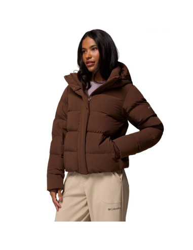 Columbia amaze puff hooded jacket 2133714256 brązowe l