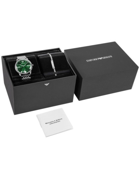 Zegarek męski emporio armani minimalist ar80087set + box