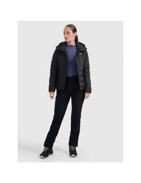 Kurtka puchowa trekkingowa z wypełnieniem primaloft silver damska 4fraw25tdjaf0792-20s