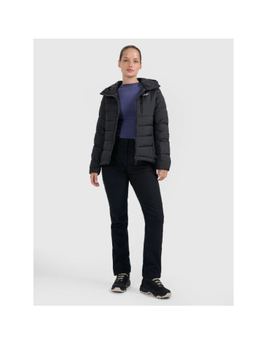 Kurtka puchowa trekkingowa z wypełnieniem primaloft silver damska 4fraw25tdjaf0792-20s