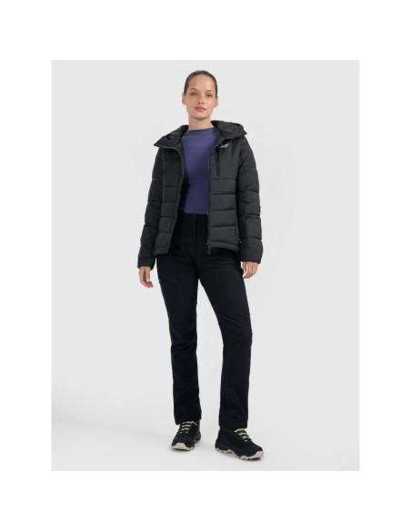 Kurtka puchowa trekkingowa z wypełnieniem primaloft silver damska 4fraw25tdjaf0792-20s