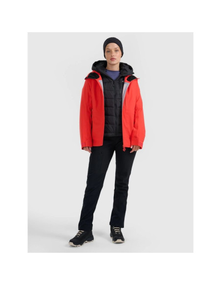 Kurtka puchowa trekkingowa z wypełnieniem primaloft silver damska 4fraw25tdjaf0792-20s