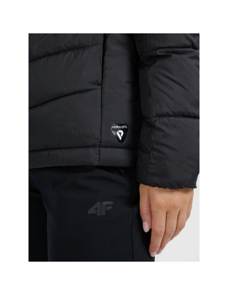 Kurtka puchowa trekkingowa z wypełnieniem primaloft silver damska 4fraw25tdjaf0792-20s