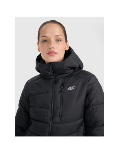 Kurtka puchowa trekkingowa z wypełnieniem primaloft silver damska 4fraw25tdjaf0792-20s