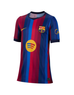 Koszulka dla dzieci nike fc barcelona 2026/27 stadium home bordowo-niebieska ii1624 683 2