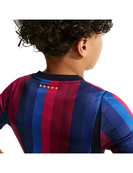 Koszulka dla dzieci nike fc barcelona 2026/27 stadium home bordowo-niebieska ii1624 683