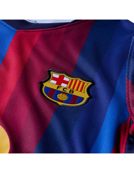 Koszulka dla dzieci nike fc barcelona 2026/27 stadium home bordowo-niebieska ii1624 683