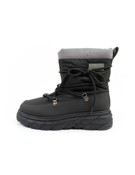 Lee cooper buty sportowe damskie zimowe trekkingowe ocieplane czarne szare