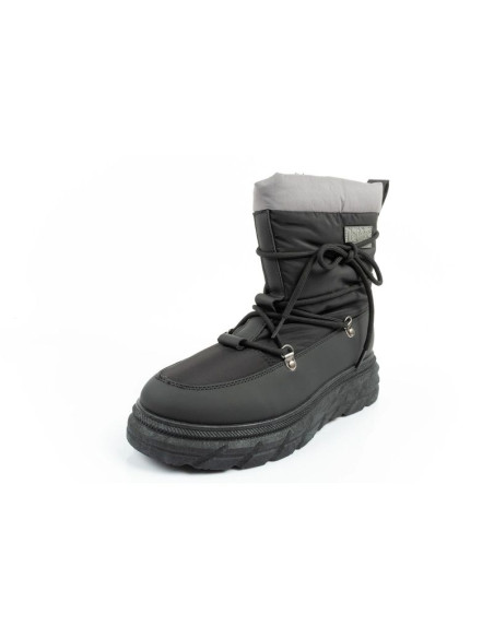 Lee cooper buty sportowe damskie zimowe trekkingowe ocieplane czarne szare