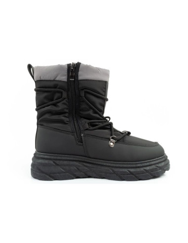 Lee cooper buty sportowe damskie zimowe trekkingowe ocieplane czarne szare