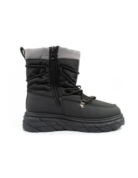 Lee cooper buty sportowe damskie zimowe trekkingowe ocieplane czarne szare