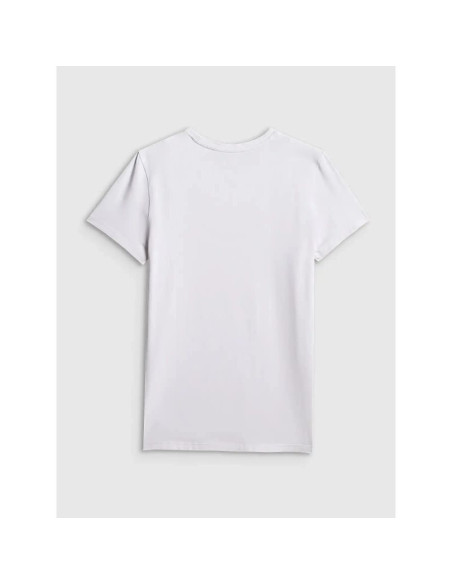T-shirt bawełniany gładki męski 4f 4fwmm00ttshm3340-10s