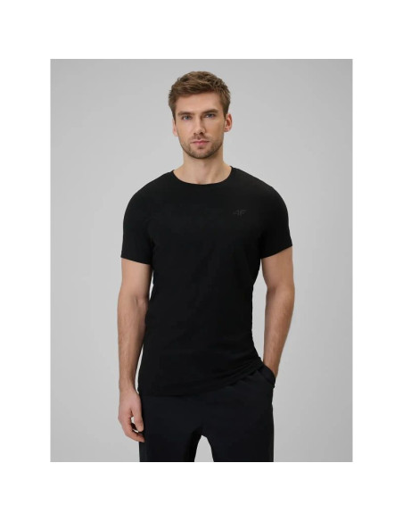 T-shirt bawełniany gładki męski 4f 4fwmm00ttshm3340-20s