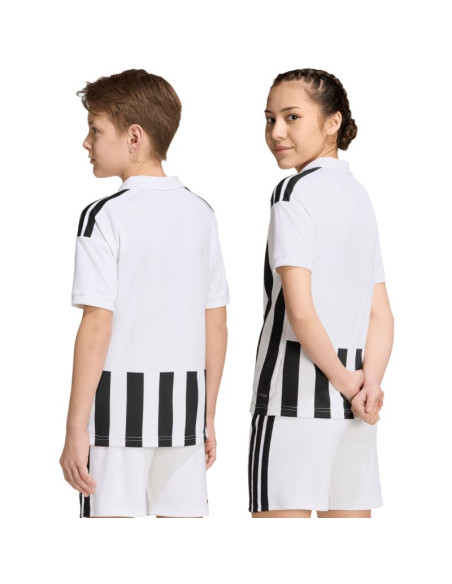 Koszulka dla dzieci adidas juventus 26/27 biało-czarna kb8836