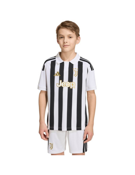 Koszulka dla dzieci adidas juventus 26/27 biało-czarna kb8836
