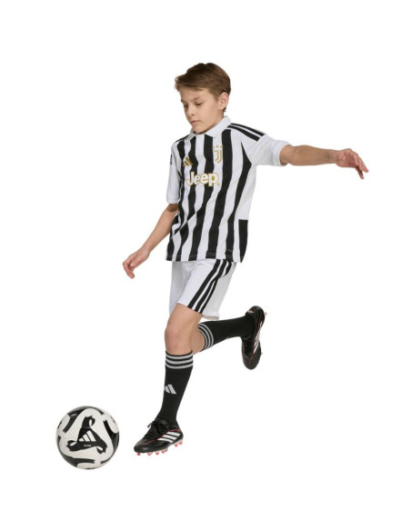 Koszulka dla dzieci adidas juventus 26/27 biało-czarna kb8836