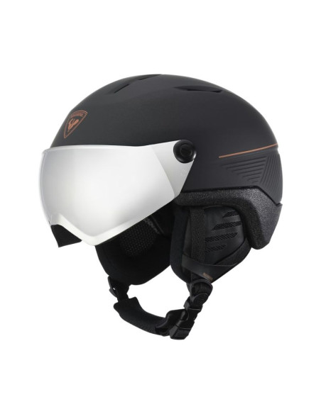 Kask fit visor impacts photo black l/xl rossignol