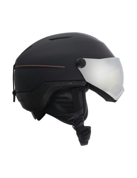 Kask fit visor impacts photo black l/xl rossignol