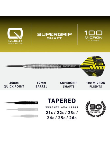 Rzutki harrows nx-90 tapered qp 90% steeltip