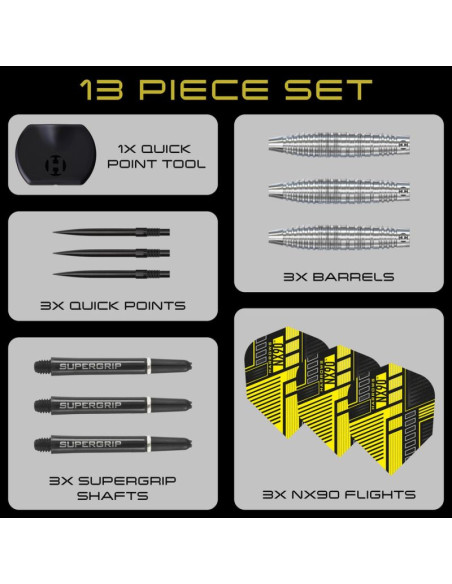 Rzutki harrows nx-90 bomb qp 90% steeltip