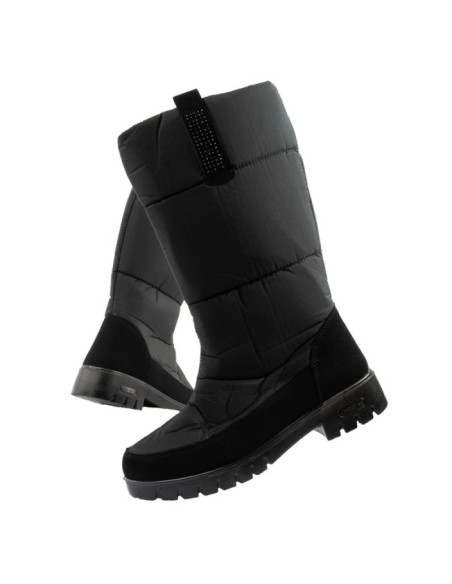 Progress buty zimowe śniegowce kozaki damskie ocieplane modne na zamek