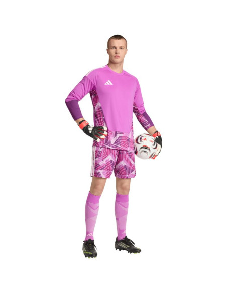 Koszulka męska adidas tiro 26 competition goalkeeper jersey long sleeve różowa kb5251