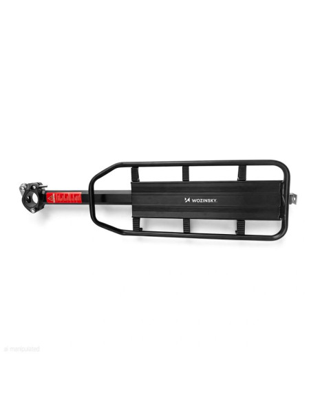 Bagażnik rowerowy wozinsky na rowery 22-27" regulowany do 50 kg - czarny
