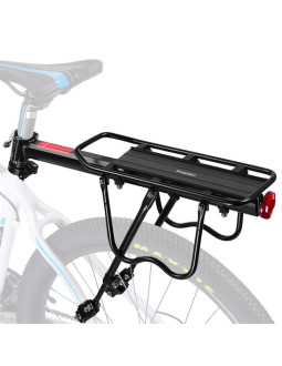 Bagażnik rowerowy wozinsky na rowery 22-27" regulowany do 50 kg - czarny 2
