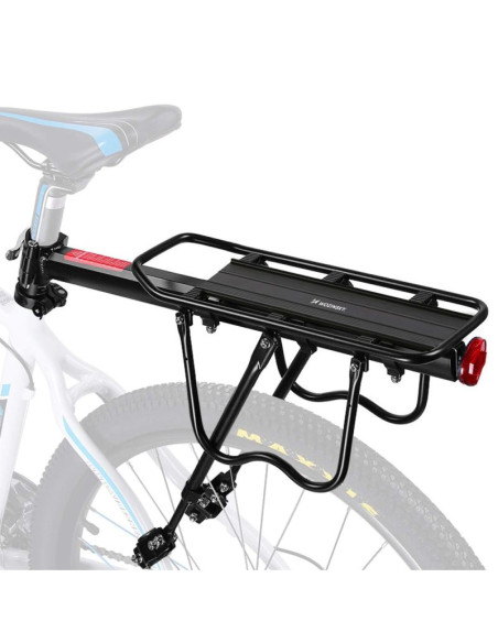 Bagażnik rowerowy wozinsky na rowery 22-27" regulowany do 50 kg - czarny