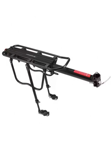 Bagażnik rowerowy wozinsky na rowery 22-27" regulowany do 50 kg - czarny