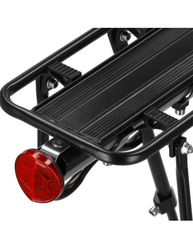 Bagażnik rowerowy wozinsky na rowery 22-27" regulowany do 50 kg - czarny
