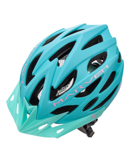 Kask rowerowy meteor marven różowy/miętowy