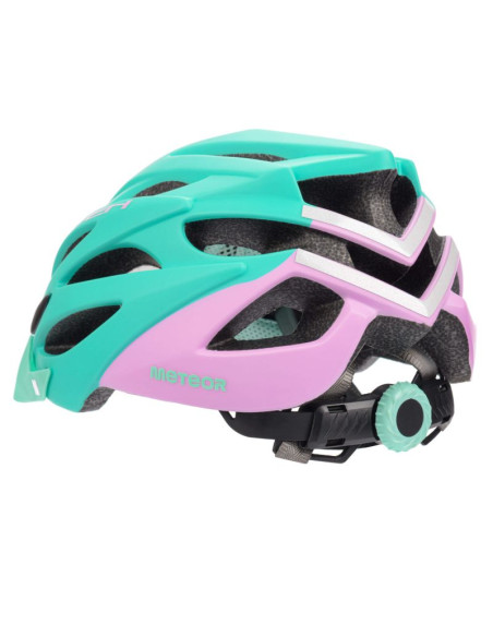 Kask rowerowy meteor marven różowy/miętowy