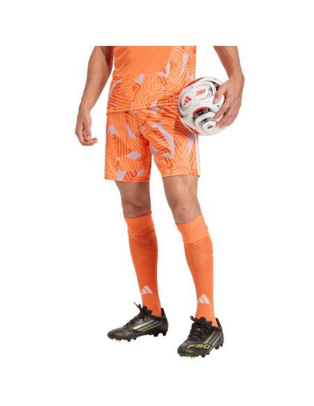 Spodenki męskie adidas tiro 26 competition goalkeeper pomarańczowe kc5345