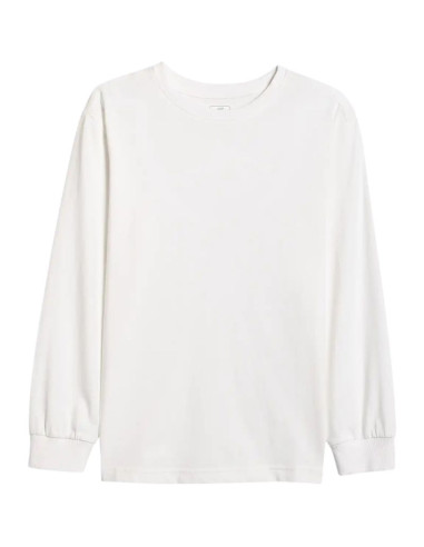 Koszulka dla chłopca longsleeve 4f m459 biała 4fjwmm00tlonm459 10s