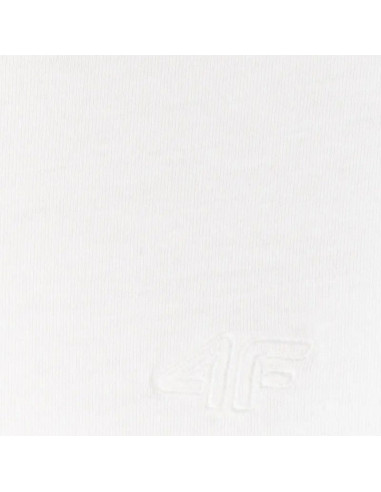 Koszulka dla chłopca longsleeve 4f m459 biała 4fjwmm00tlonm459 10s