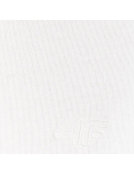 Koszulka dla chłopca longsleeve 4f m459 biała 4fjwmm00tlonm459 10s