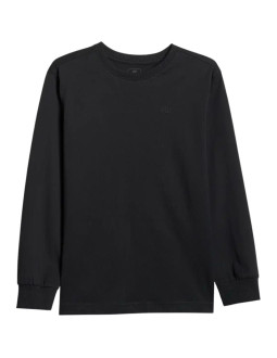 Koszulka dla chłopca longsleeve 4f m459 głęboka czerń 4fjwmm00tlonm459 20s 2