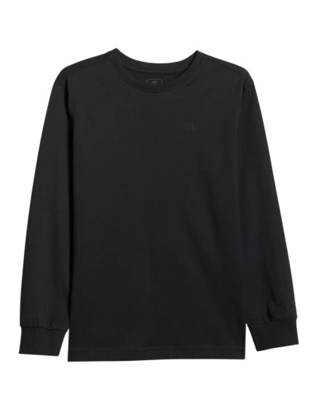 Koszulka dla chłopca longsleeve 4f m459 głęboka czerń 4fjwmm00tlonm459 20s