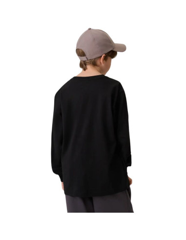 Koszulka dla chłopca longsleeve 4f m459 głęboka czerń 4fjwmm00tlonm459 20s
