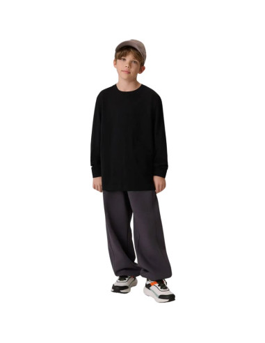 Koszulka dla chłopca longsleeve 4f m459 głęboka czerń 4fjwmm00tlonm459 20s