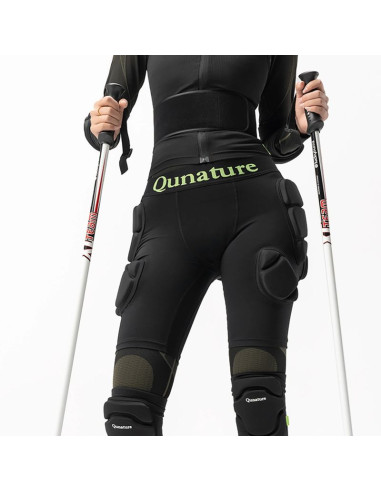Ochraniacze bioder qunature ski - advanced l narty snowboard łyżwy - czarne
