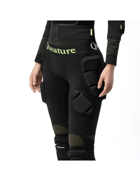 Ochraniacze bioder qunature ski - advanced l narty snowboard łyżwy - czarne