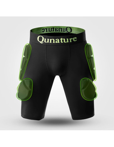 Ochraniacze bioder qunature ski - advanced l narty snowboard łyżwy - czarne