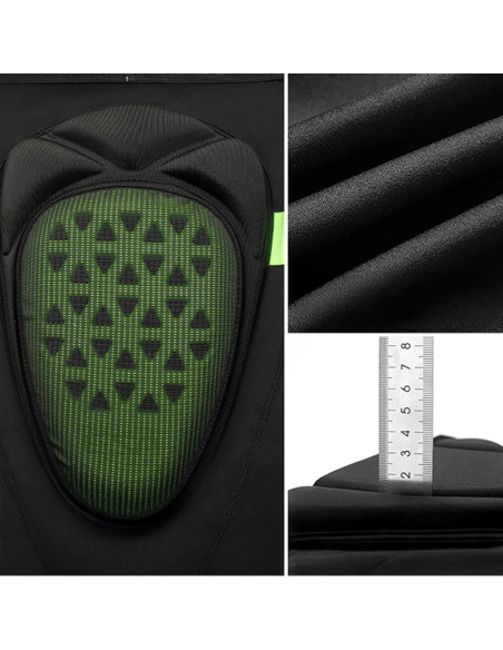Ochraniacze bioder qunature ski - advanced l narty snowboard łyżwy - czarne